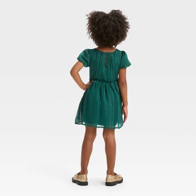 Toddler Girls' Casual Dress - Cat & Jack™ Green 1 Toddler Girls' Casual Dress - Cat & Jack™ Green
