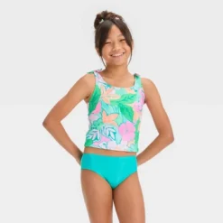 Girls' 'Tropical Dreaming' Floral Printed Tankini Set - Cat & Jack™ 5 Girls' 'Tropical Dreaming' Floral Printed Tankini Set - Cat & Jack™ -CAT & JACK Shop GUEST 0596af3a 1609 4fe7 a649 7b3cc64eb117