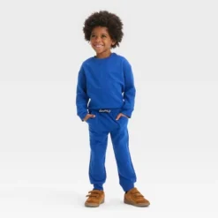 Toddler Boys' Embossed Knit Sweatshirt And Jogger Pants Set - Cat & Jack™ Blue -CAT & JACK Shop GUEST 0b1b3bc9 24eb 4181 86db 90118d8109f4