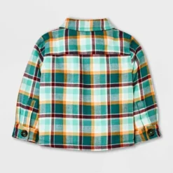 Baby Boys' Plaid Shacket - Cat & Jack⢠Green