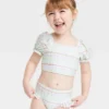 Toddler Girls' 2pc Plaid Bikini Set - Cat & Jack™