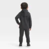 Toddler Boys' Halloween Hooded Top And Fleece Jogger Pants Set - Cat & Jack™ Black