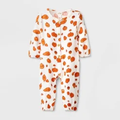 Baby Autumn Gauze Long Sleeve Romper - Cat & Jack™ Cream -CAT & JACK Shop GUEST 149860a8 170e 4212 b0f5 520f4f8087dd