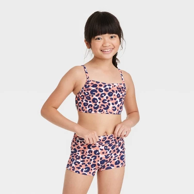 Girls' 2pc Cute Cat Bikini Set - Cat & Jack™ 3 Girls' 2pc Cute Cat Bikini Set - Cat & Jack™ - Image 3