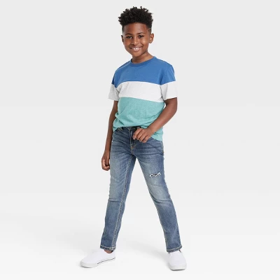 Boys' Super-Stretch Slim Jeans - Cat & Jack™ 2 Boys' Super-Stretch Slim Jeans - Cat & Jack™ - Image 2