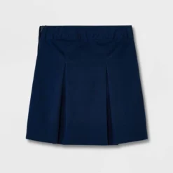 Girls' 2pk Uniform Pleated Twill Skorts - Cat & Jack™