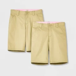 Girls' 2pk Uniform Chino Shorts - Cat & Jack™ Khaki 5 Girls' 2pk Uniform Chino Shorts - Cat & Jack™ Khaki -CAT & JACK Shop GUEST 277d01f0 9813 4694 9051 e4aa31df5c84