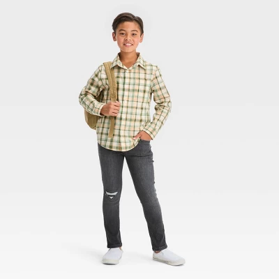Boys' Ultimate Stretch Tapered Jeans - Cat & Jack™ 2 Boys' Ultimate Stretch Tapered Jeans - Cat & Jack™ - Image 2