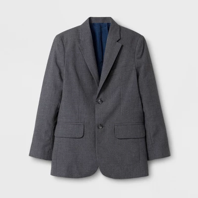 Boys' Suit Jacket - Cat & Jack Gray 2 Boys' Suit Jacket - Cat & Jack Gray - Image 2