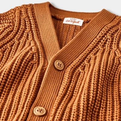 Baby Front-Button Cardigan - Cat & Jack™ 2 Baby Front-Button Cardigan - Cat & Jack™ - Image 2