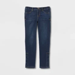 Girls' Adaptive Jeans - Cat & Jack™ Dark Wash 7 Girls' Adaptive Jeans - Cat & Jack™ Dark Wash -CAT & JACK Shop GUEST 32f74885 a600 4b8c 8db4 2c78941c42d3