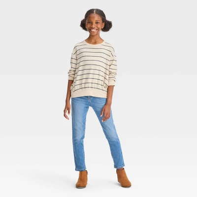 Girls' Cozy Pullover Sweatshirt - Cat & Jack™ 2 Girls' Cozy Pullover Sweatshirt - Cat & Jack™ - Image 2