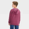 Boys' Fleece Hooded Zip-Up Sweatshirt - Cat & Jack™