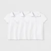 Girls' 3pk Short Sleeve Pique Uniform Polo Shirt - Cat & Jack™