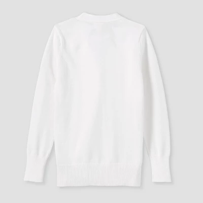 Girls' Long Uniform Cardigan - Cat & Jack™ 1 Girls' Long Uniform Cardigan - Cat & Jack™