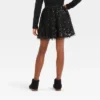 Girls' 'Sequin' Holiday Skirt - Cat & Jack™ Black