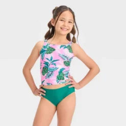 Girls' 'Summer Palms' Tankini Swimwear Set - Cat & Jack™ Green 5 Girls' 'Summer Palms' Tankini Swimwear Set - Cat & Jack™ Green -CAT & JACK Shop GUEST 44705045 01c7 44e0 beae 01291597a4c7