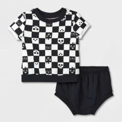 Baby 2pc Checkered Sweatshirt & Bottom Set - Cat & Jack™ Black -CAT & JACK Shop GUEST 46022613 07b7 47c5 8937 d00560604232