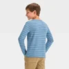 Boys' Long Sleeve Striped Henley Shirt - Cat & Jack™