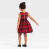 Toddler Girls' Plaid Dress - Cat & Jack™ Red
