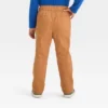 Toddler Boys' Fleece Lined Pull-On Pants - Cat & Jack™ Khaki