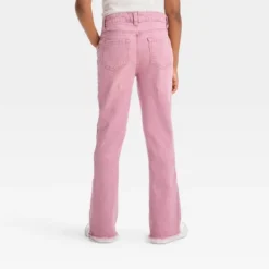 Girls' Button Fly Flare Jeans - Cat & Jack⢠Pink