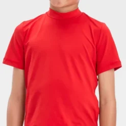 Boys' Solid Rash Guard Top - Cat & Jack™ Red