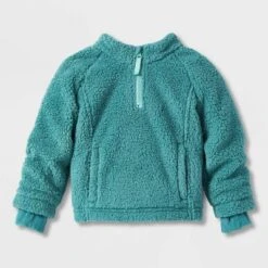 Toddler Adaptive Mock Neck Long Sleeve Fleece Jacket - Cat & Jack™ -CAT & JACK Shop GUEST 5818705a 34b2 490a 80cf 6ab03c438089