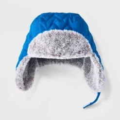 Toddler Boys' Quilted Trapper Hat - Cat & Jack™ Blue -CAT & JACK Shop GUEST 5f10fbc5 1aff 4017 a605 6e04197cf770