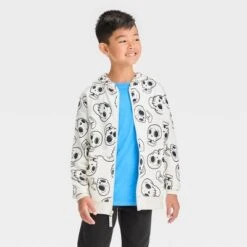 Boys' Skull Printed Halloween Zip-Up Sweatshirt - Cat & Jack™ Cream -CAT & JACK Shop GUEST 6217e3ef eb20 468b a270 cffaea878e84