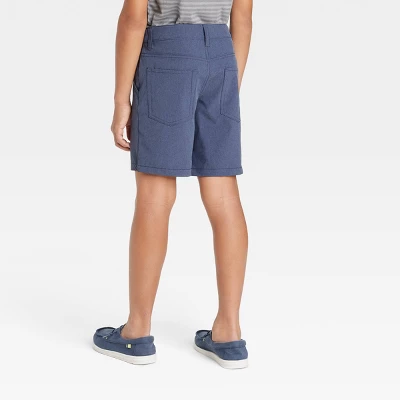 Boys' Quick Dry Flat Front 'At The Knee' Chino Shorts - Cat & Jack™ 1 Boys' Quick Dry Flat Front 'At The Knee' Chino Shorts - Cat & Jack™