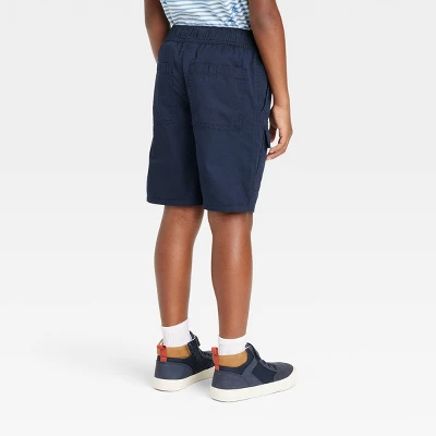 Boys' Twill Pull-On 'At The Knee' Cargo Shorts - Cat & Jack™ 1 Boys' Twill Pull-On 'At The Knee' Cargo Shorts - Cat & Jack™