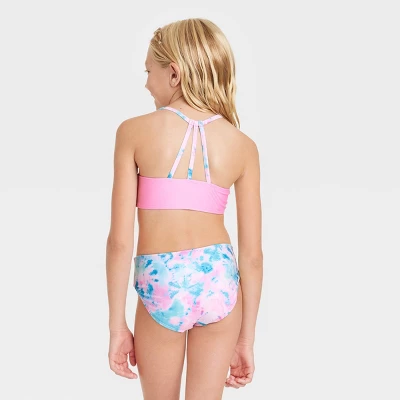 Girls' Tie-Dye Dreamer Swimwear Set - Cat & Jack™ 2 Girls' Tie-Dye Dreamer Swimwear Set - Cat & Jack™ - Image 2