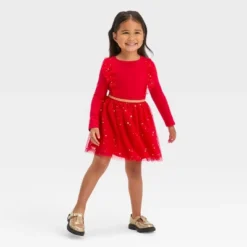Toddler Girls' Tulle Dress - Cat & Jack™ Red -CAT & JACK Shop GUEST 6ef995c5 5112 4d54 8f23 bc1c52a7020f