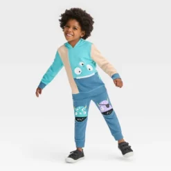Toddler Boys' Monster Printed French Terry Pullover Hoodie Sweatshirt - Cat & Jack™ Aqua Blue -CAT & JACK Shop GUEST 6fa39e87 3a7a 4ca3 9909 f6053d4a7e1c