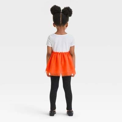 Toddler Girls' Cat Short Sleeve Top & Tulle Set - Cat & Jack™ Cream 1 Toddler Girls' Cat Short Sleeve Top & Tulle Set - Cat & Jack™ Cream