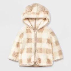Baby Faux Fur Shearling Jacket - Cat & Jack™ Off-White -CAT & JACK Shop GUEST 7366f938 9b1d 498e 8189 0af556054e99