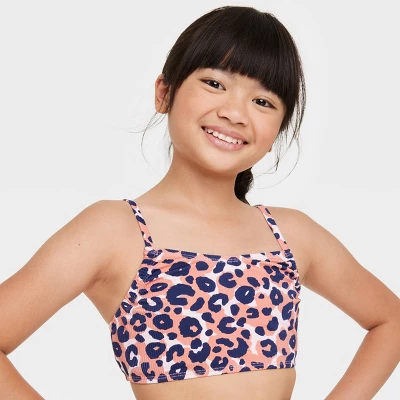 Girls' 2pc Cute Cat Bikini Set - Cat & Jack™ 1 Girls' 2pc Cute Cat Bikini Set - Cat & Jack™