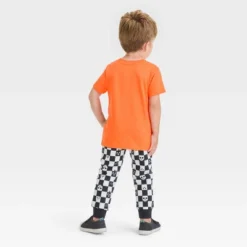 Toddler Boys' Halloween Short Sleeve T-Shirt And Jogger Pants - Cat & Jack⢠Orange