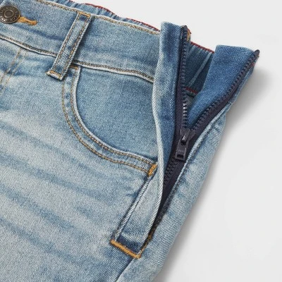 Boys' Adaptive Jeans - Cat & Jack™ Light Wash 2 Boys' Adaptive Jeans - Cat & Jack™ Light Wash - Image 2