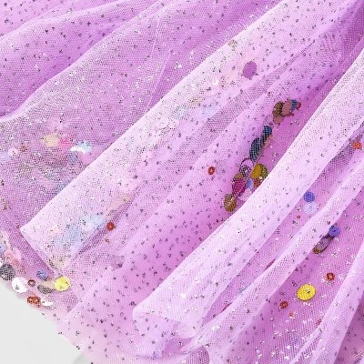 Toddler Girls' 2pc Happy Birthday Headband And Tutu Set - Cat & Jack™ Purple 2 Toddler Girls' 2pc Happy Birthday Headband And Tutu Set - Cat & Jack™ Purple - Image 2