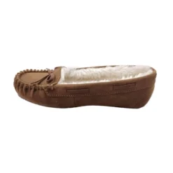 Girls' Cadi Moccasin Slippers - Cat & Jack™ Chestnut Brown
