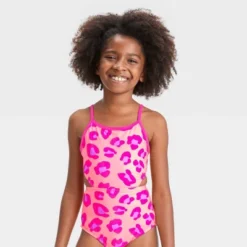Girls' Oversized Leopard Spot One Piece Swimsuit - Cat & Jack™ -CAT & JACK Shop GUEST 80ebb36b acf1 476f 9022 25cc4da620ae