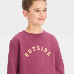 Boys' Crewneck Fleece Pullover Sweatshirt - Cat & Jackā¢