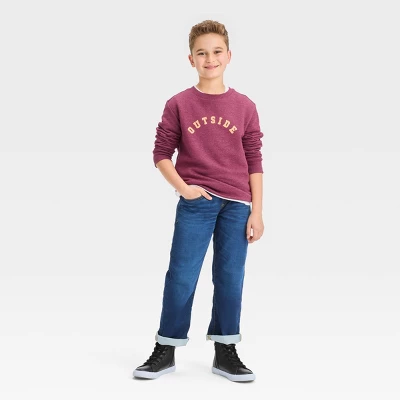 Boys' Athletic Straight Pull-On Pants - Cat & Jack™ 2 Boys' Athletic Straight Pull-On Pants - Cat & Jack™ - Image 2