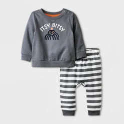 Baby 2pc 'Itsy Bitsy' Sweatshirt & Jogger Pants Set - Halloween - Cat & Jack™ Gray 7 Baby 2pc 'Itsy Bitsy' Sweatshirt & Jogger Pants Set - Halloween - Cat & Jack™ Gray -CAT & JACK Shop GUEST 85068497 fada 4d76 9fd3 0ec58f832677