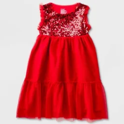 Girls' Adaptive Sleeveless Sequin Tulle Dress - Cat & Jack™ Red 7 Girls' Adaptive Sleeveless Sequin Tulle Dress - Cat & Jack™ Red -CAT & JACK Shop GUEST 8769df8b f7b3 4af5 a430 4ac0c3799fa1