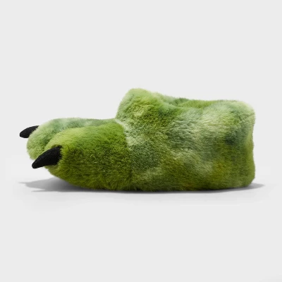 Boys' Kai Dinosaur Foot Slippers - Cat & Jack™ Green 1 Boys' Kai Dinosaur Foot Slippers - Cat & Jack™ Green