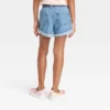 Girls' High-Rise Paper Bag Jean Shorts - Cat & Jack™