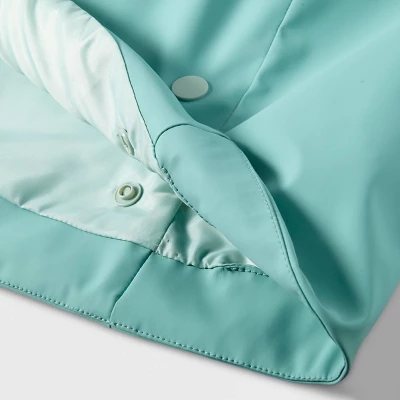 Toddler Adaptive Lightweight Rain Coat - Cat & Jack™ Ocean Green 2 Toddler Adaptive Lightweight Rain Coat - Cat & Jack™ Ocean Green - Image 2